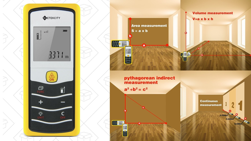 Etekcity Laser Distance Measurer, $30 with code REK9VUX7